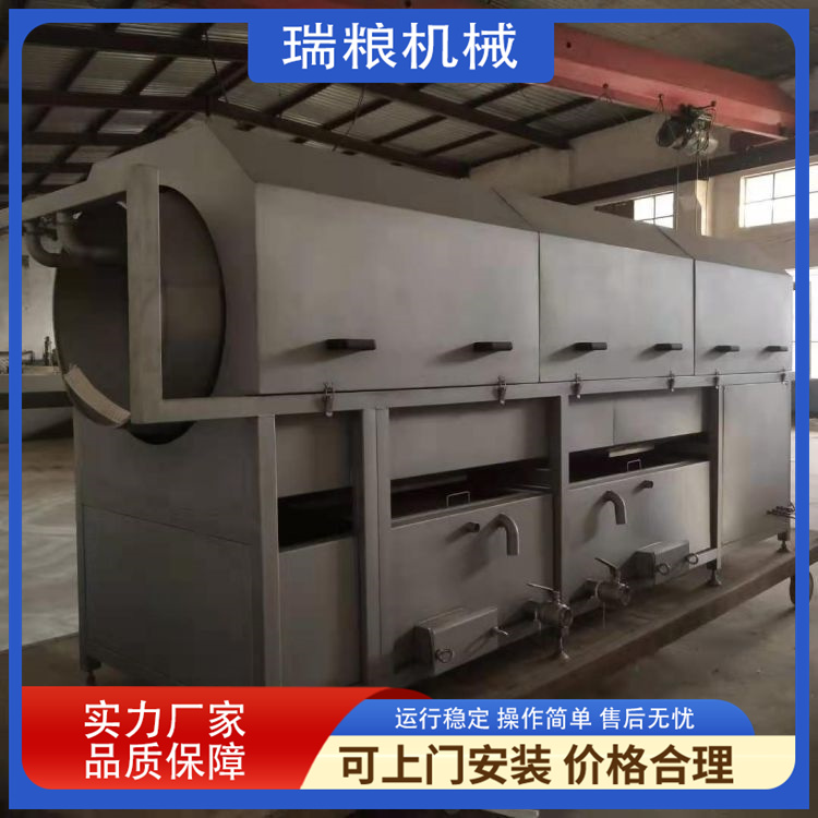 New type of bagged kelp silk cleaning machine bag washing machine assembly line Ruiliang Machinery after-sales improvement