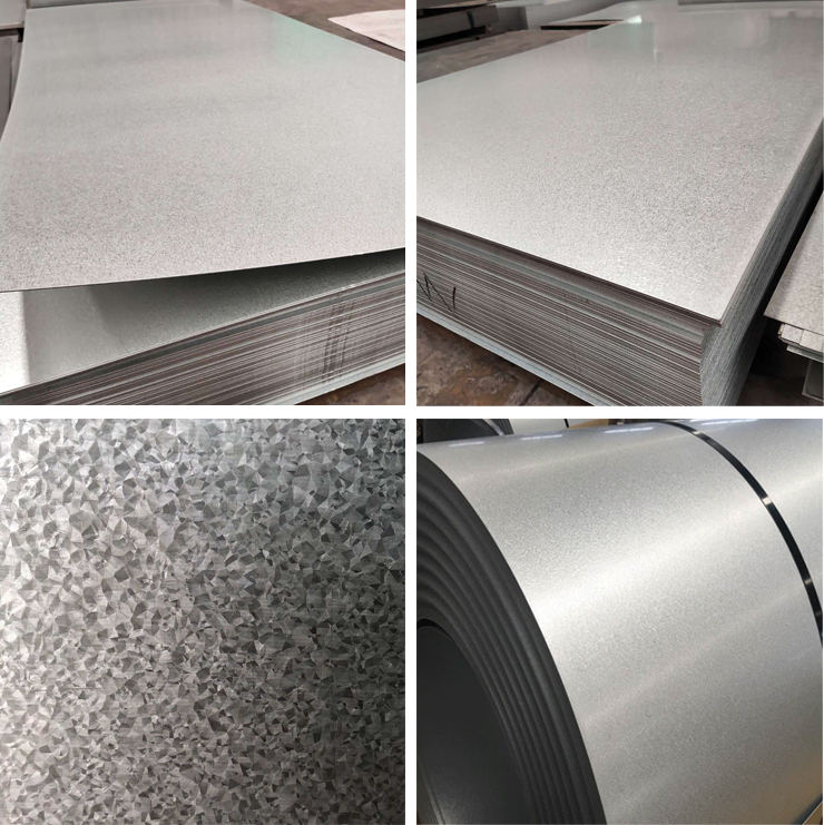 55% Aluminized Zinc Plate - Huaze Supply Light Steel Villa Keel Special Material S550 High Strength 150g Zinc Layer