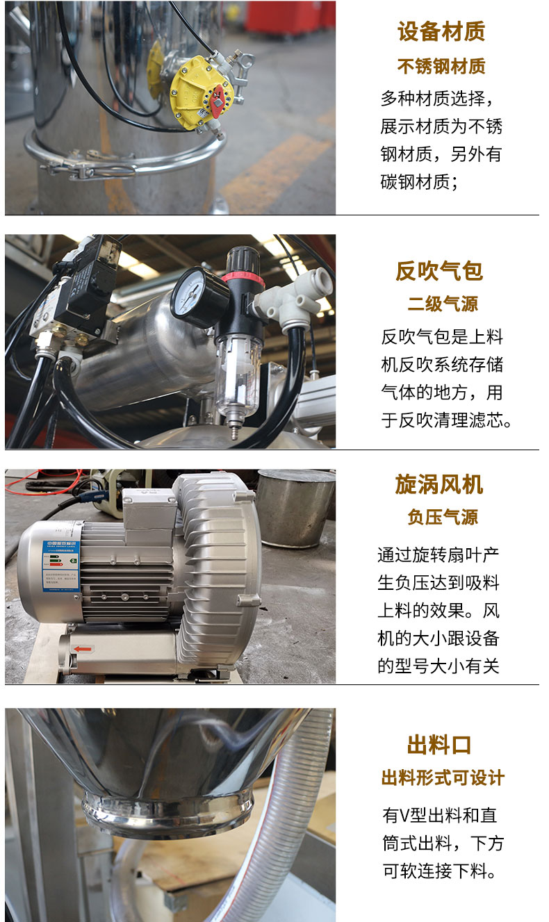 Yuxin Dayou Fully Automatic Feeding Machine Resin Powder Vacuum Feeding Machine Industrial Powder Conveying Equipment