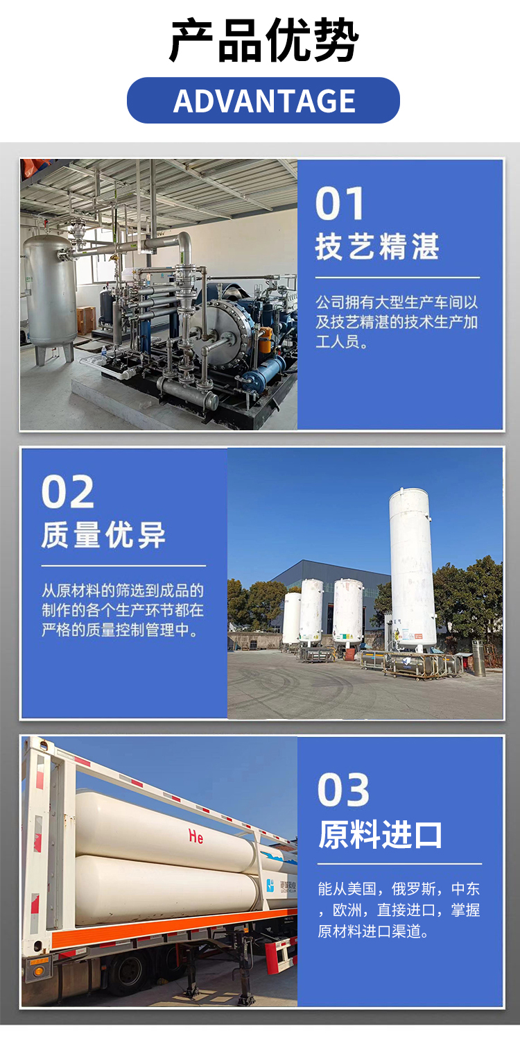 The storage requirements for high-purity helium gas in gas cylinders are cool and ventilated