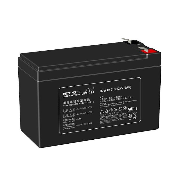 理士蓄电池DJW12-7.0小密系列 LEOCH电池12V9AH电梯UPS主机