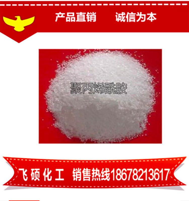 Feishuo Chemical Polyacrylamide Pam Cationic Flocculant Anionic Water Treatment for Paper Making