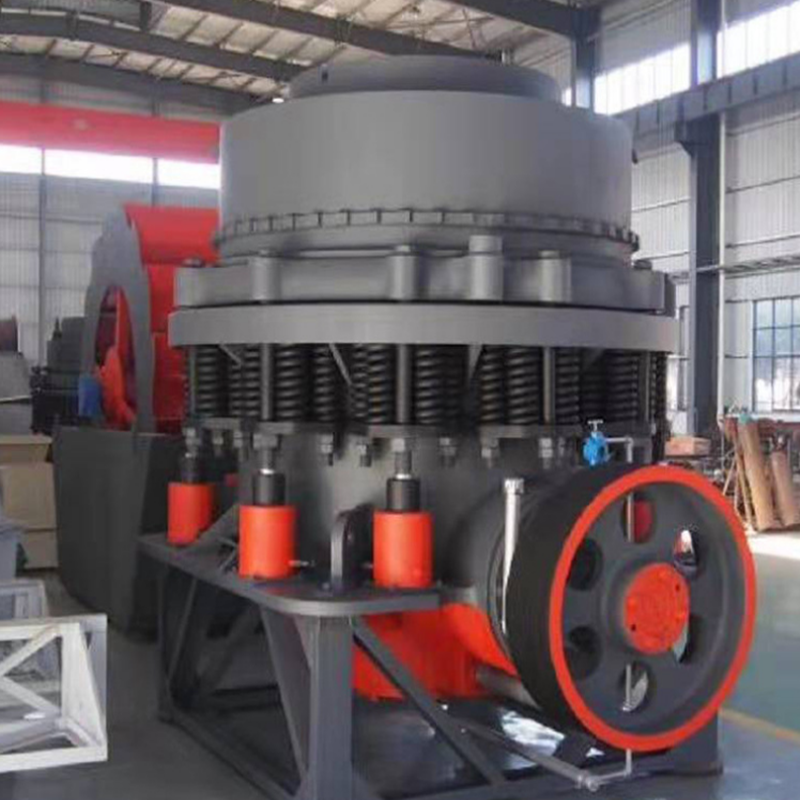 Hydraulic cone crusher produces 200 tons of pebbles per hour. Crusher and crusher