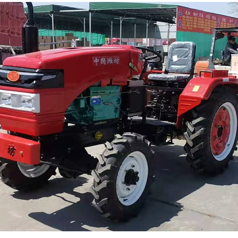 Ruichen Agricultural Machinery 18HP diesel water-cooled belt small four wheel tractor agricultural transport vehicle