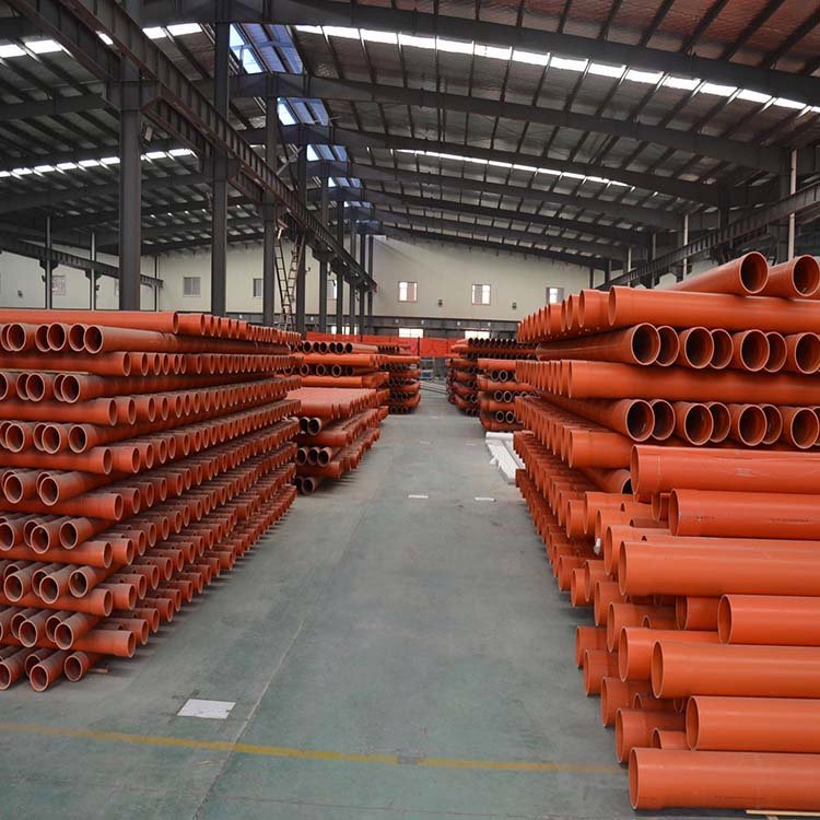 High voltage flame-retardant wire and cable protection pipe, large and small end, CPVC power pipe excavation, buried pipe