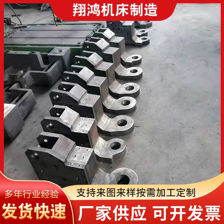 Spheroidal graphite QT500 cast iron casting resin sand cutting artificial aging casting machine tool column castings in the foundry