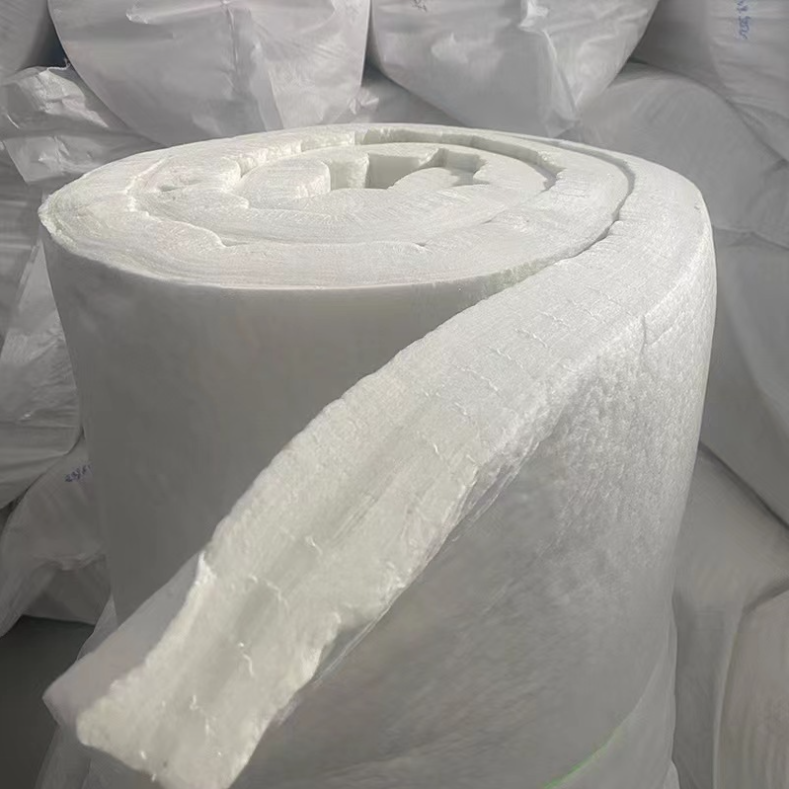 Aluminium silicate insulation cotton for heat treatment Boiler heat insulation fire retardant Aluminium silicate fiber needle felt