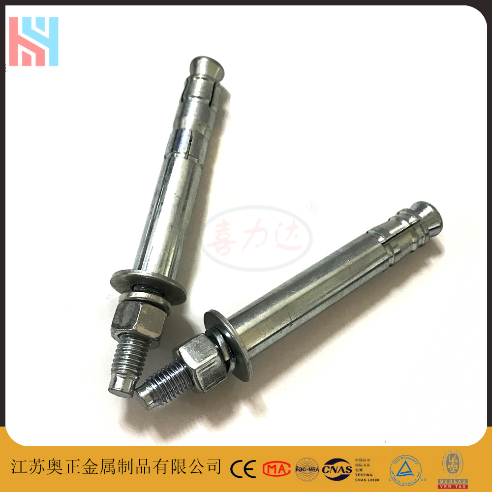 Xilida 304 mechanical anchor bolt rear expansion self cutting bolt single expansion mechanical curtain wall accessories