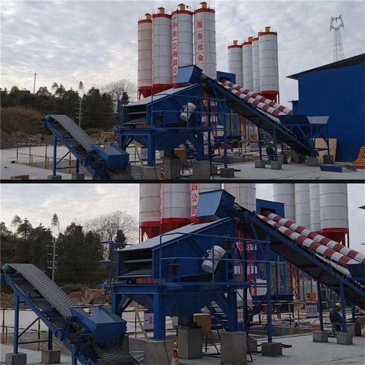 Online water washing stone washing machine equipment for mixing plant, new stone washing machine, Senhang Machinery