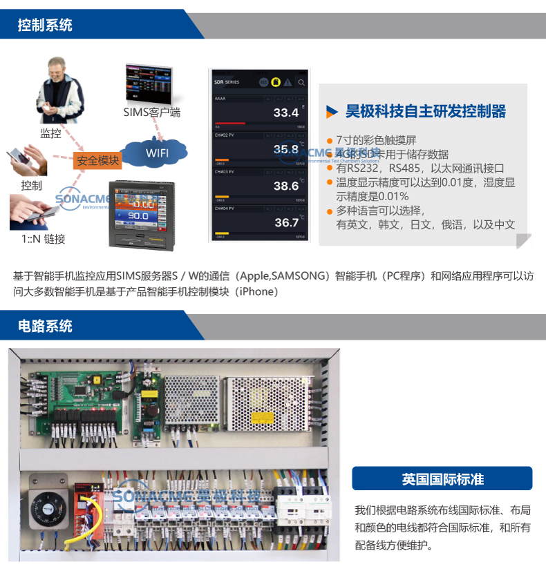 Haoji Constant Temperature and Humidity Test Box High and Low Temperature Test Machine Programmable SCE-1000-CA Customization