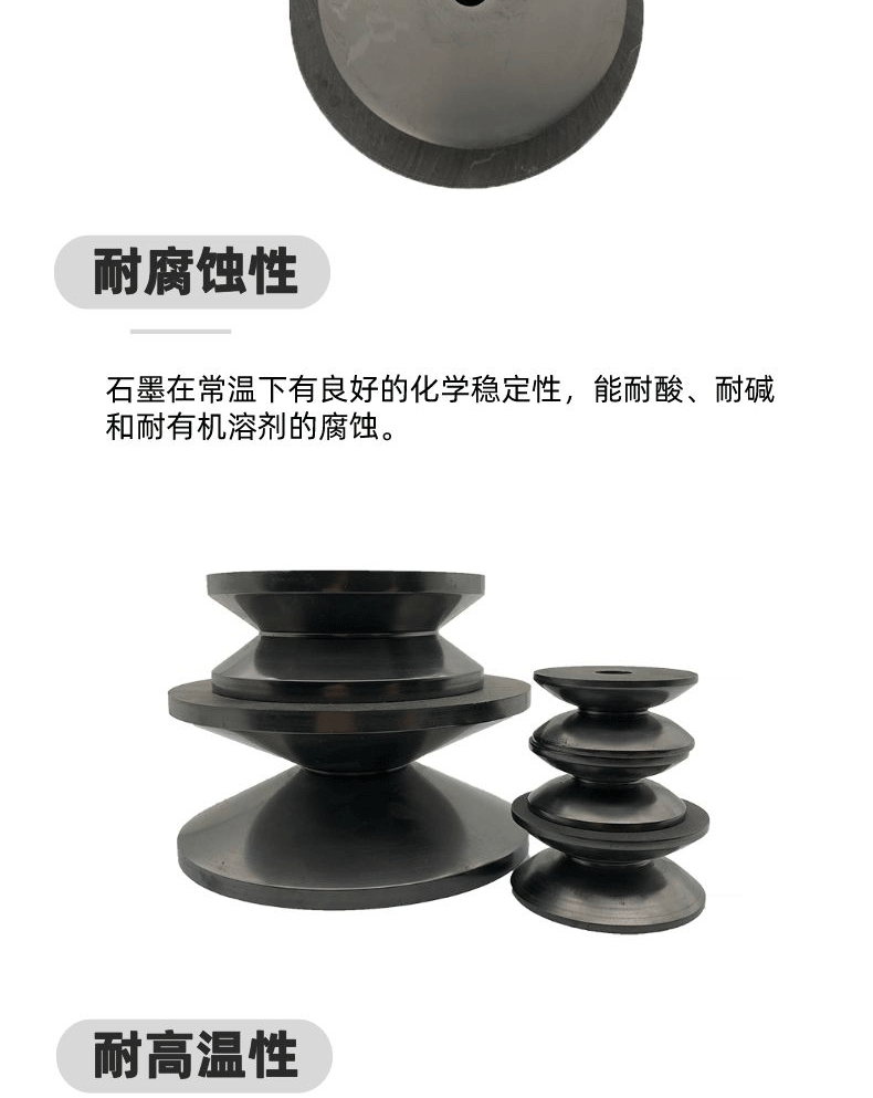 Graphite roller, graphite bundle wheel, resistant to high temperature and not easily deformed, collecting glass fiber fine sand products, customized by Beiliu