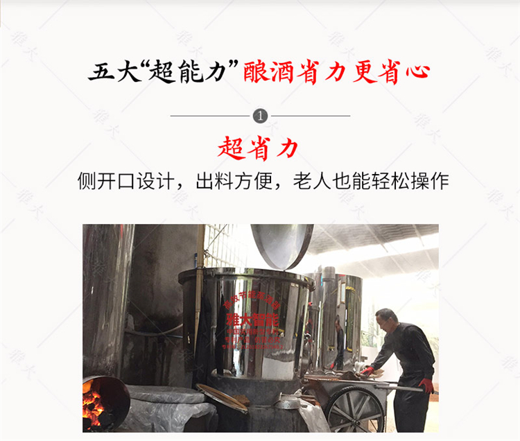 Rural Household Small Electric Heating Brewery Equipment 200 Jin Winery Investment Price