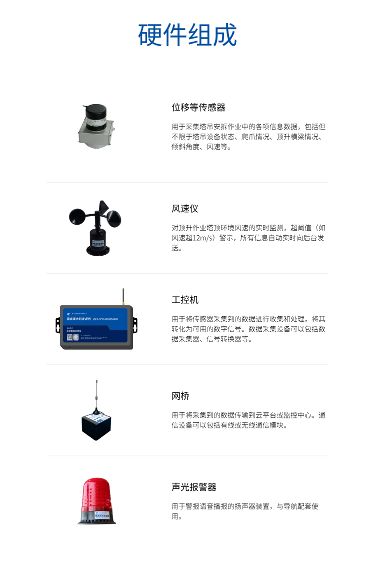 Zhongde An TCIAD-1 Tower Crane Installation and Dismantling Safety Monitoring System Smart Construction Site System Customization Performance is Good