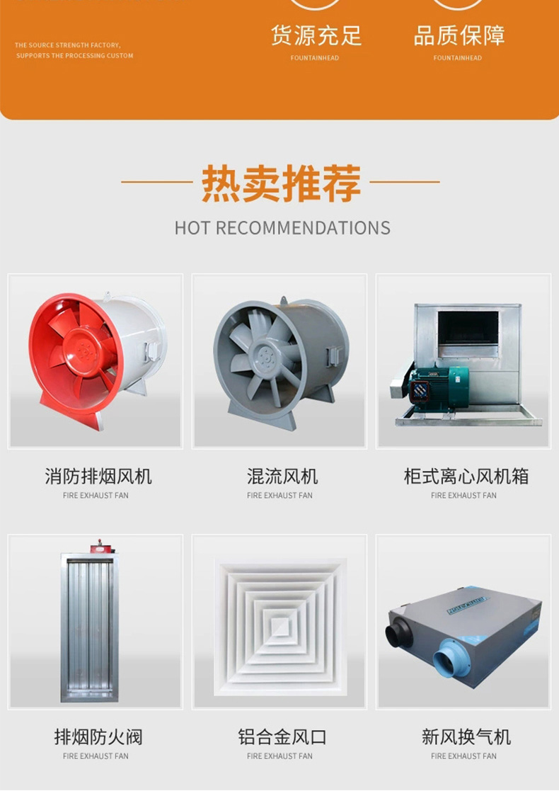 Shengqiang WEX low noise side wall fan anti-corrosion and explosion-proof fiberglass fan