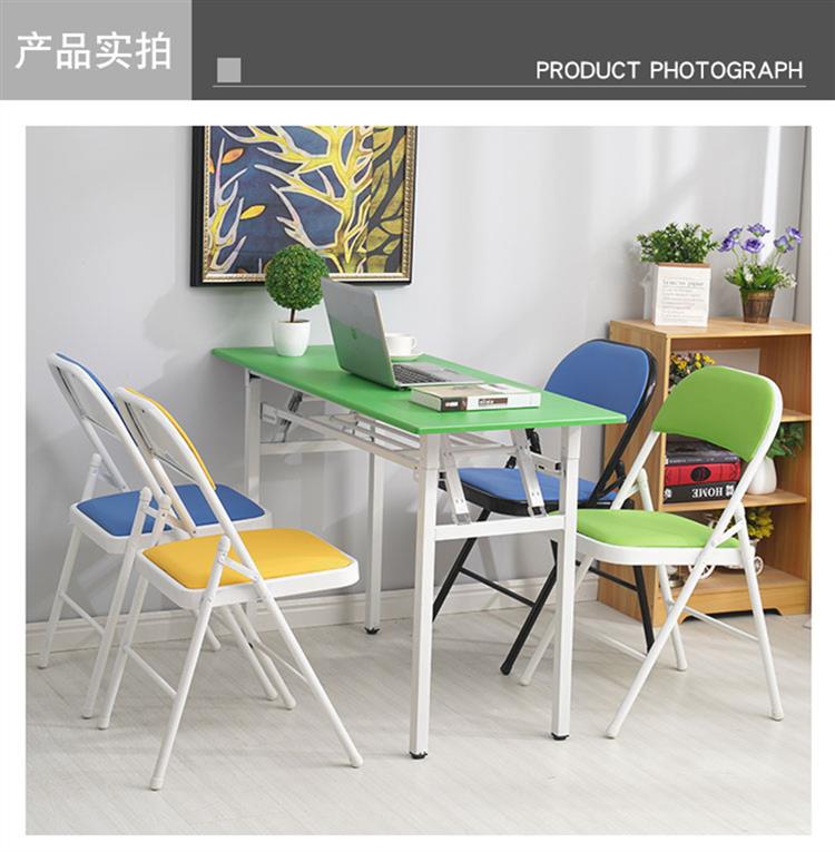 Folding chair, household armchair, simple training, conference chair, dormitory, portable activity, current