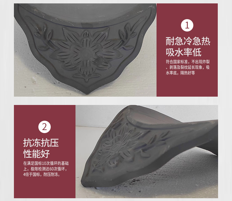 Wholesale of Jingqi Ancient Building Small Green Tiles, Lotus Blossoms, Dripping Water, Green Tiles, Antique Building Materials, and Specialized Ancient Building Materials Manufacturers