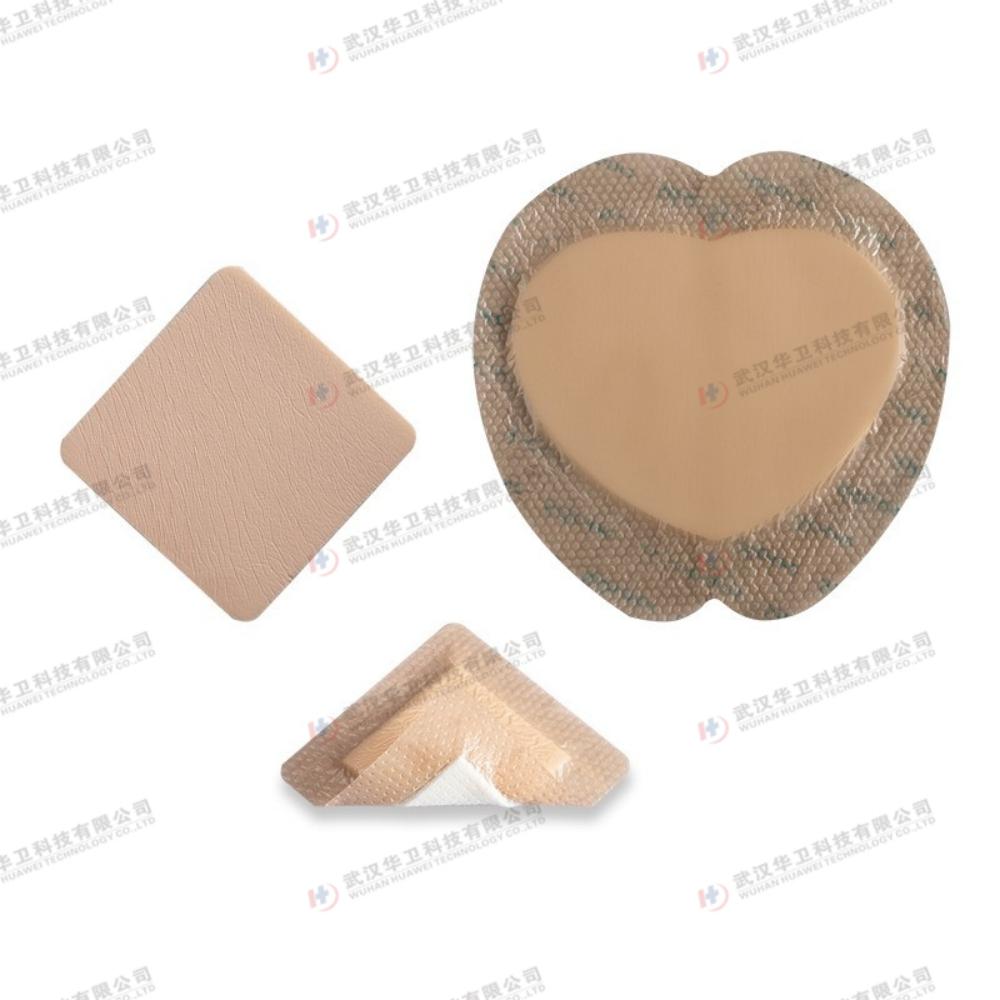 Huawei Technology foam dressing medical polyurethane painless dressing change breathable bedsore patch pressure sore finished products wholesale customization