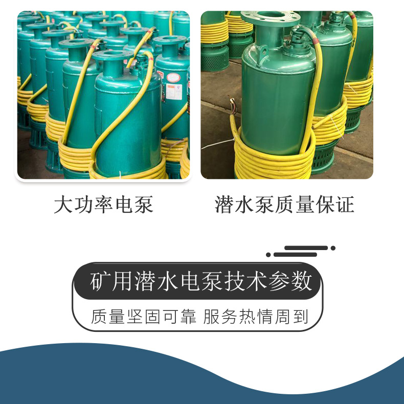 Xincheng Machinery BQS50-150/2-45KW Mining Flameproof Submersible Sand Discharge Electric Pump with a lift of 150 meters