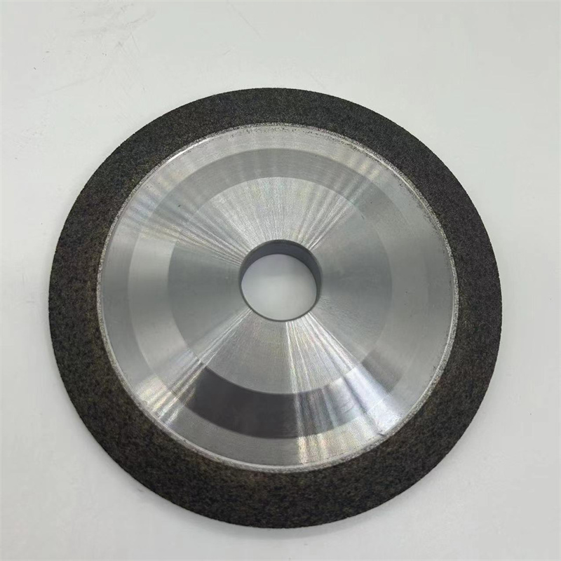 Bronze CBN slotted grinding wheel tool grinder Diamond metal sintered high-speed steel open tooth grinding wheel