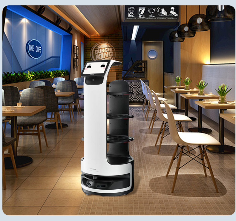 New Pursuit Restaurant, Hotel Delivery, Welcome Dining, Intelligent Delivery Robot Attendant