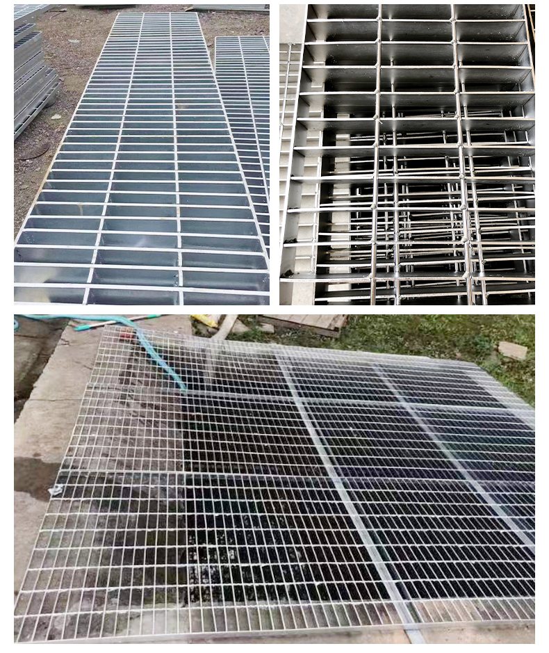 Limiao hot-dip galvanized steel grating car wash room grating drainage ditch cover plate staircase step plate manufacturer shipment