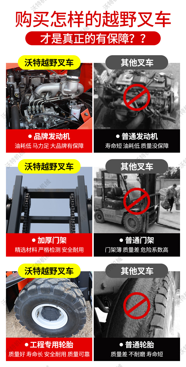 Four wheel drive off-road forklift 3.5t new 5t 6t stacking hydraulic Cart diesel four-wheel fork lift truck