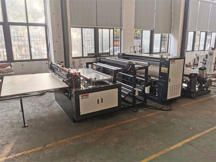 1200 type double discharge cross cutting machine Juniu mechanical supply paper fully automatic feeding