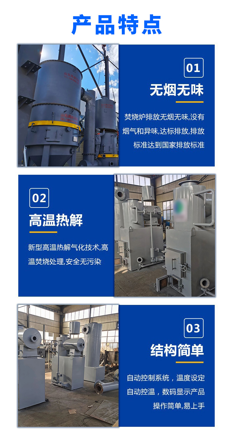 Fenglin Environmental Protection 10-20t Domestic Incineration Domestic Waste Pyrolysis Gasifier