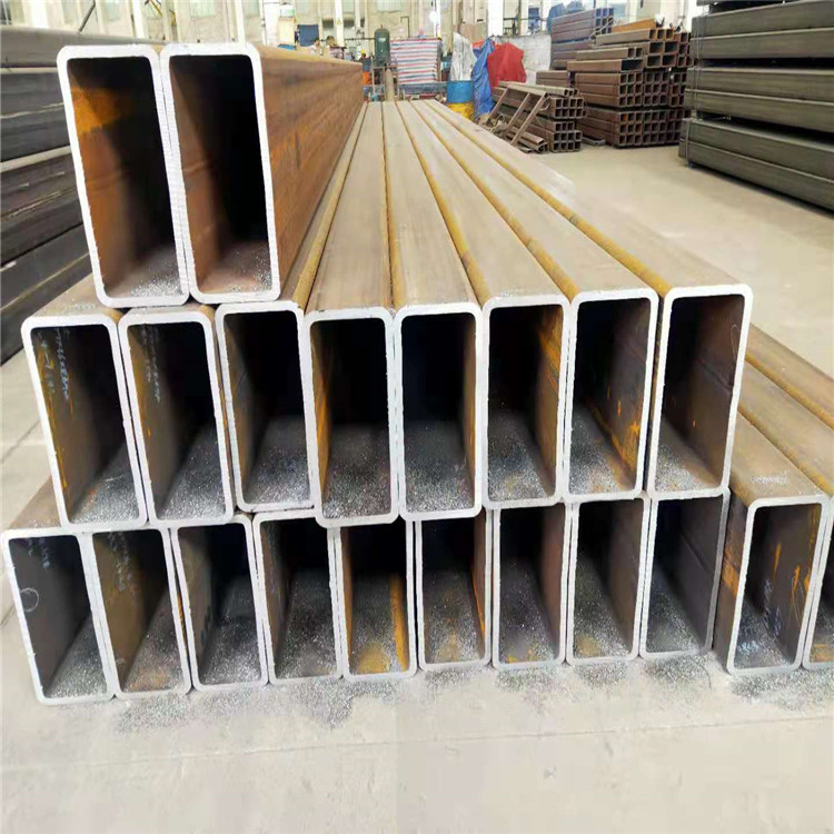 Q345b round to square thick wall seamless square tube cold drawn right angle square tube Q355B large diameter rectangular tube factory