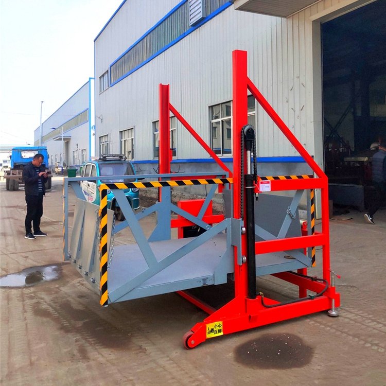 Longyu hydraulic mobile loading platform, container loading and unloading elevator, ground cow hand trailer, loading and unloading artifact