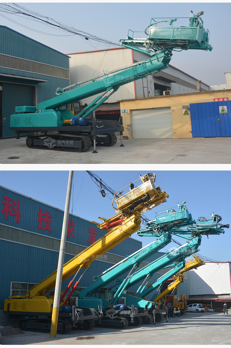 Xiangchi crawler slope protection Pile driver full hydraulic rock drill Hole punch slope support anchor bolt drill