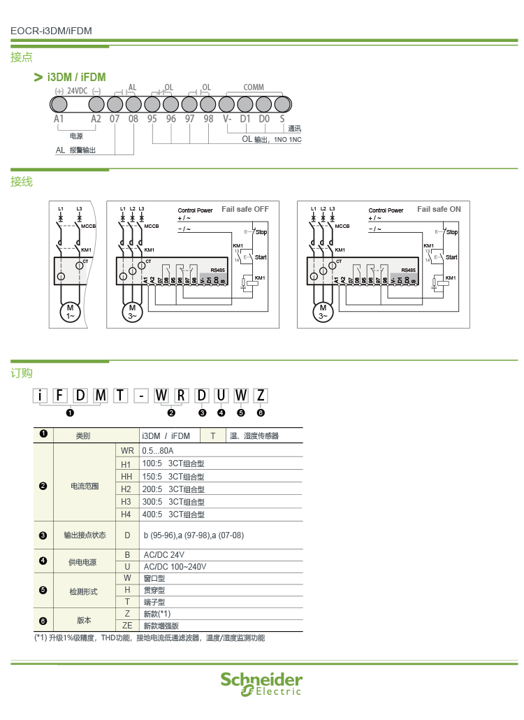 [Schneider] I3DM WRDUHZ/Intelligent Motor Protection Relay/EOCR-i3DM Penetration Type