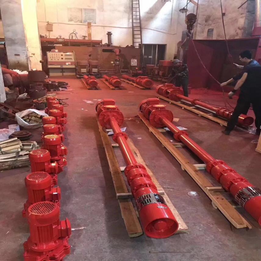 Large flow electric deep water indoor fire pump Outdoor single-stage long shaft mobile Axial-flow pump