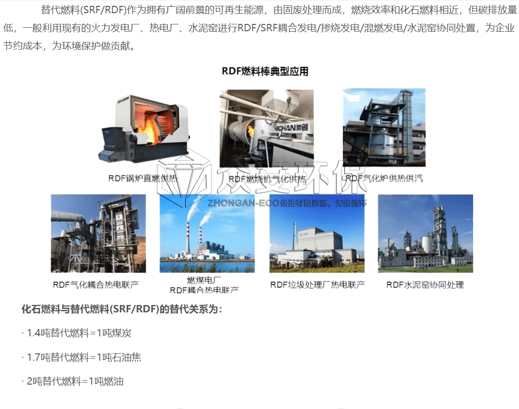 Industrial and domestic mixed waste crusher Solid waste Alternative fuel RDF preparation production line has strong continuity