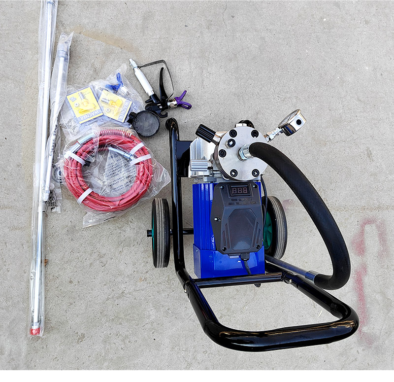 Electric high-pressure airless spraying machine, high-power multifunctional paint coating, color steel tile paint, latex paint spraying machine