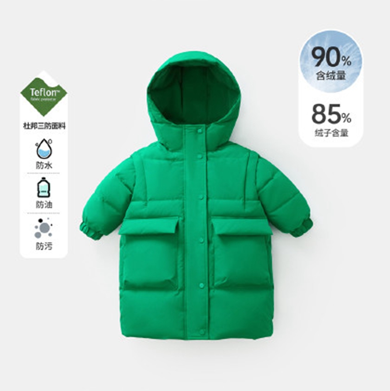 Balabala Davibella brand discount children's down jacket jacket physical live streaming display floor stall source wholesale