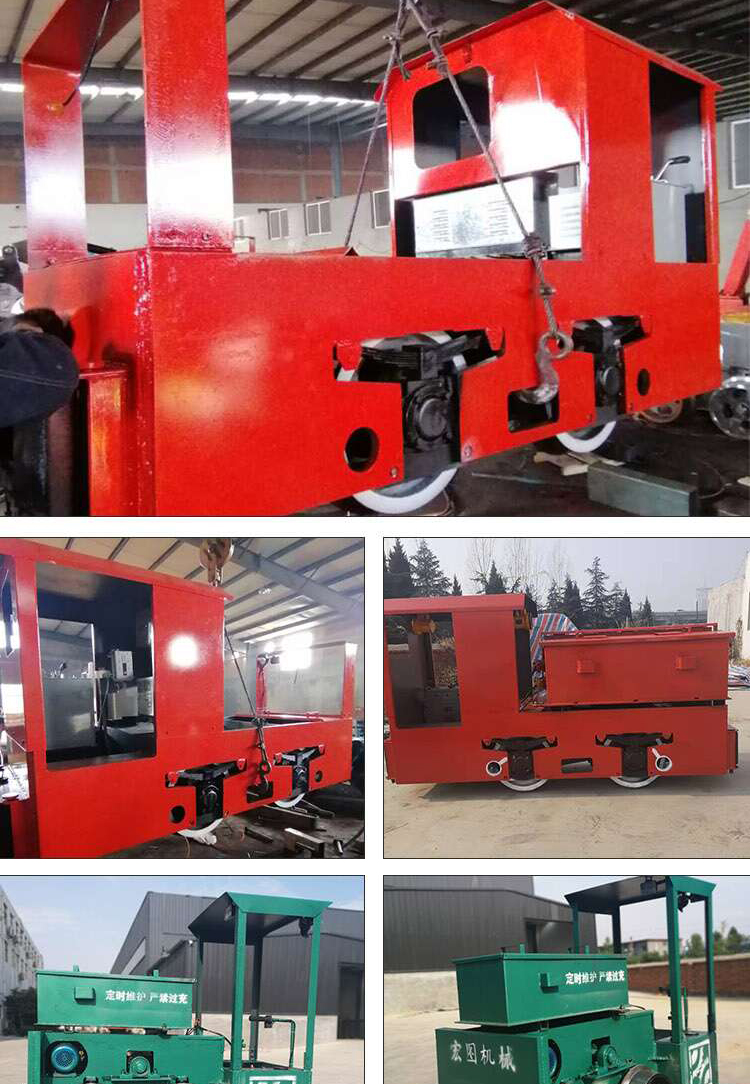 Hongtu Machinery Underground Mining Diesel Traction Locomotive with High Traction Power of 27kw