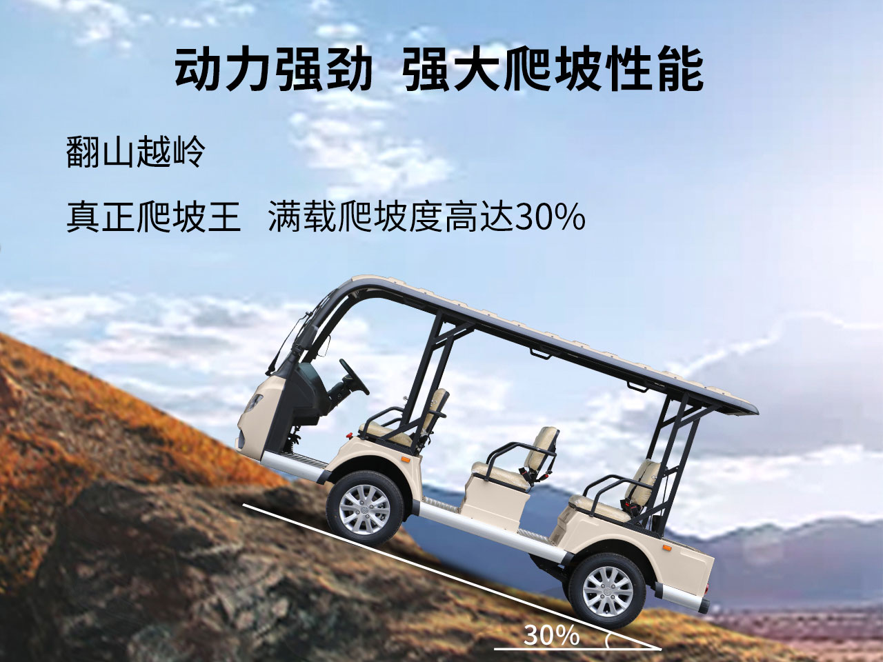 Donglang New Energy 8-seat electric sightseeing bus - Tour bus service D-G8