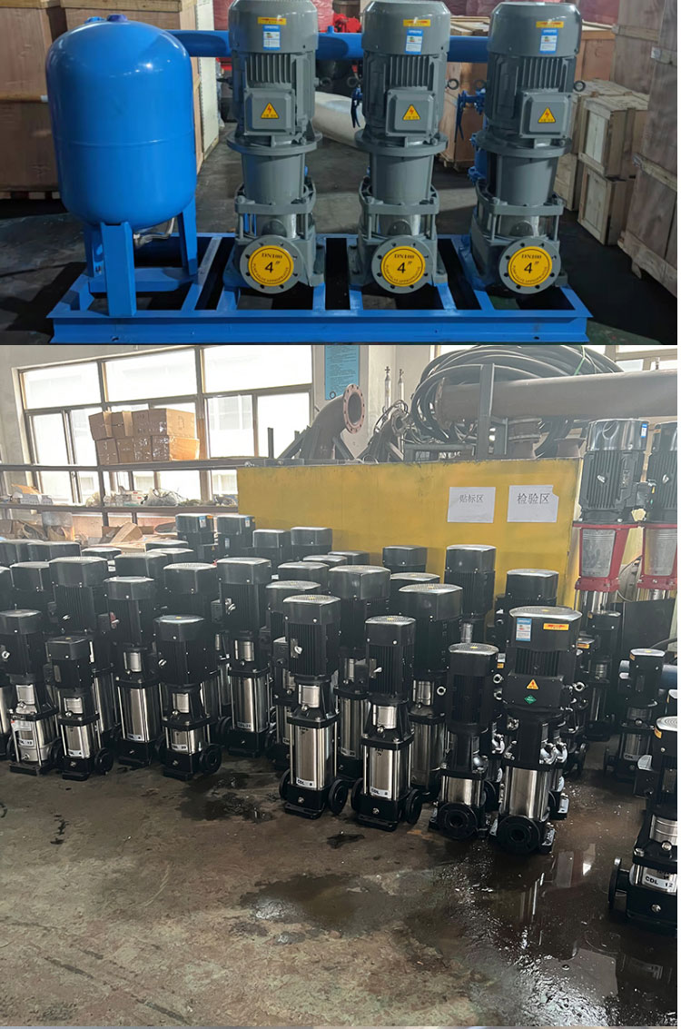 Non negative pressure water supply equipment constant pressure frequency conversion secondary pressurization stainless steel multistage centrifugal pump domestic water supply Booster pump