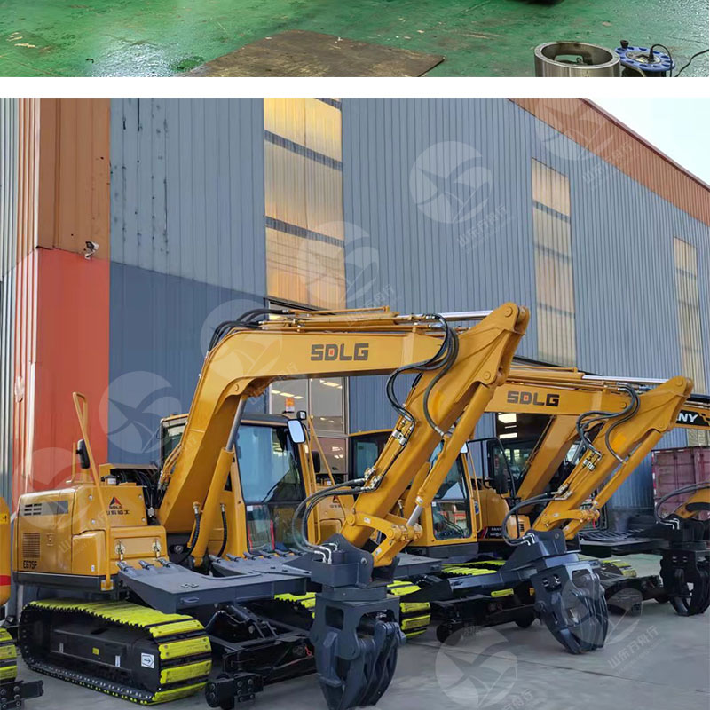 Rail machine sleeper changing machine modification manufacturer excavator modification railway sleeper changing machine