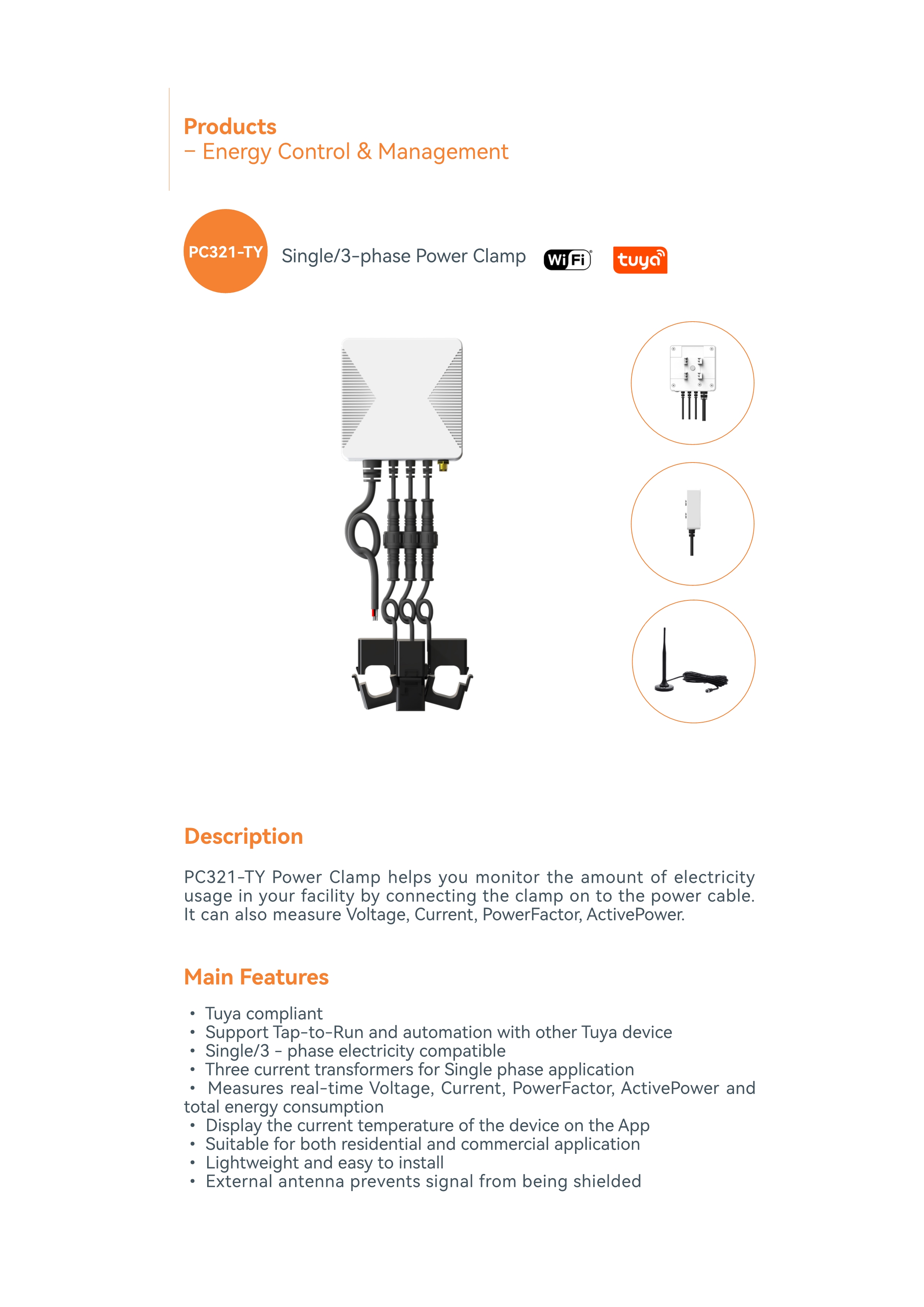 Remote meter reading prepayment WIFI intelligent three-phase electricity meter transformer optional graffiti Internet of Things cross-border products