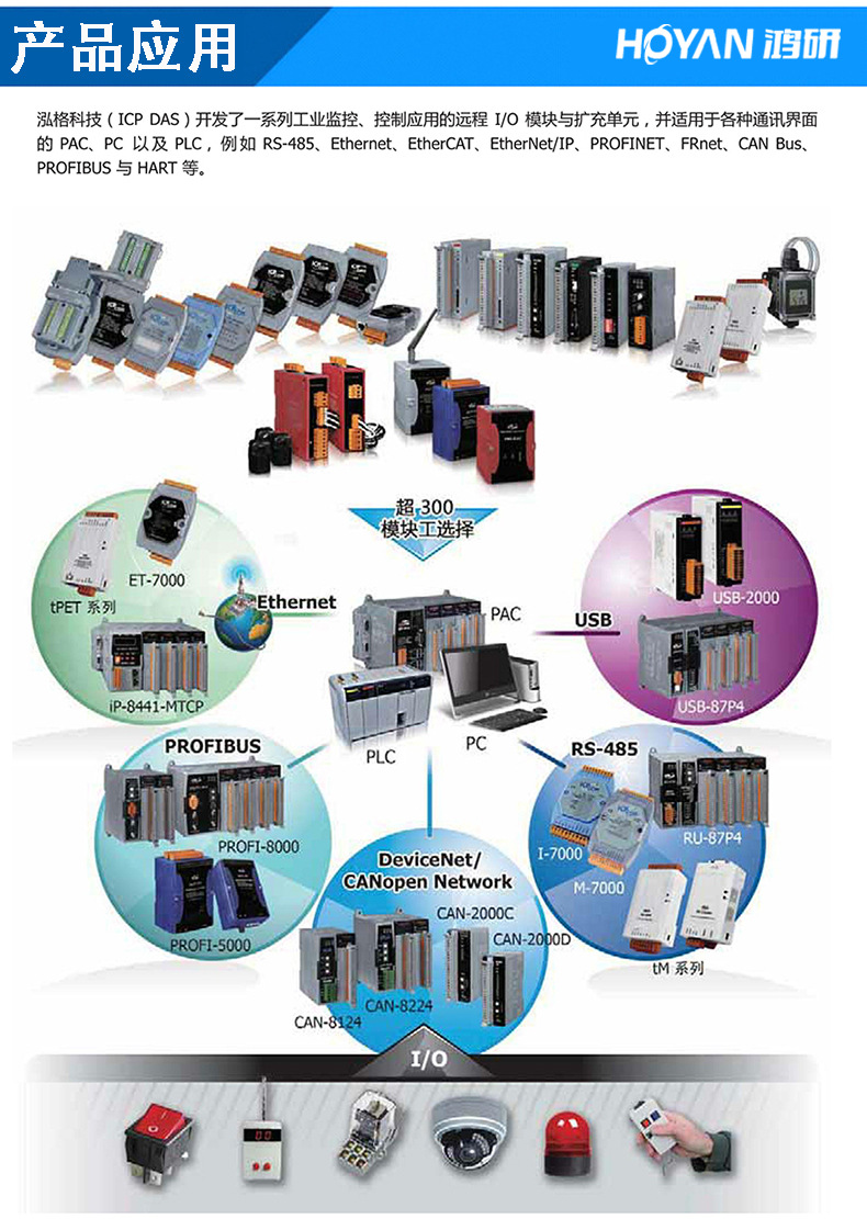 ICPDAS Hongge M-7068/M-7069D Intelligent Conversion Module 4-Channel Relay Output Module Original