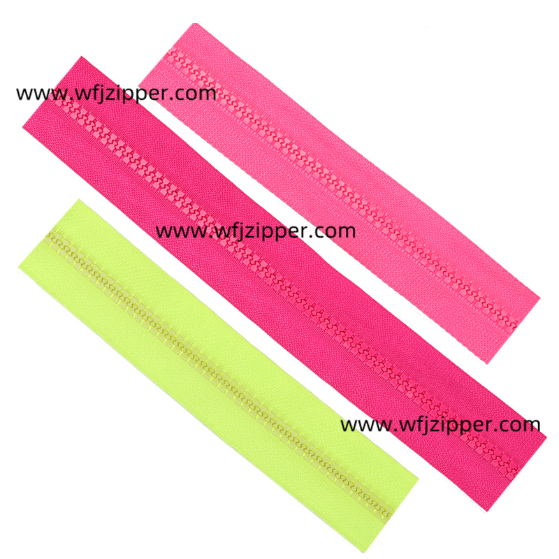 No.5 nylon zipper bags, clothing, sofa zippers, black and white twill open end zippers, wholesale by manufacturers