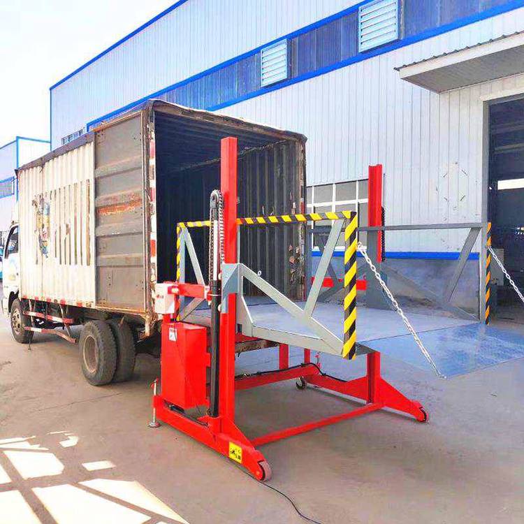 Longyu hydraulic mobile loading platform, container loading and unloading elevator, ground cow hand trailer, loading and unloading artifact