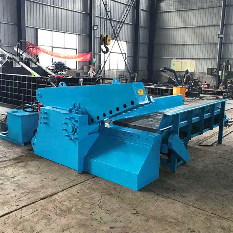 Xinlianda Fully Automatic Crocodile Shearing Machine 250 ton Chain Plate Conveying Hydraulic Scissor Mouth Customizable