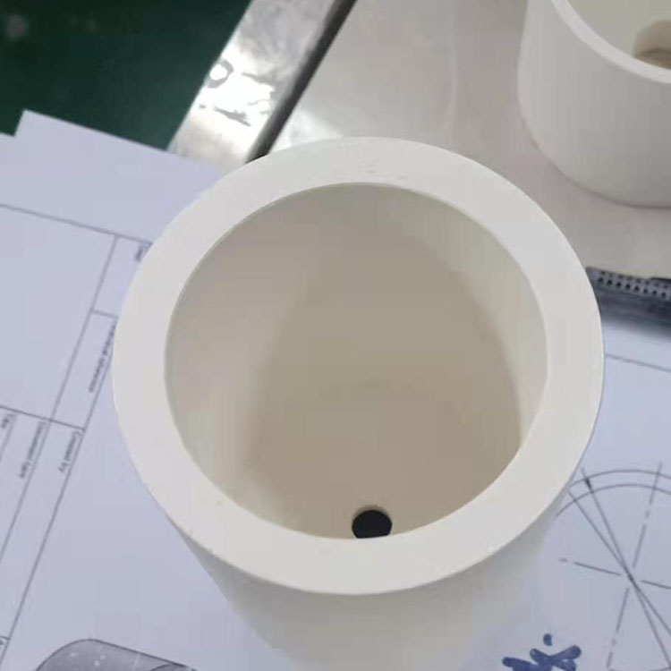 Zhuoyu Technology Boron Nitride Crucible Melting Evaporation Metal Ceramic Products Processing Drawing Processing Customization