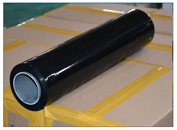 New product release: black winding film, 50cm stretch film packaging film, large roll of PE plastic, with a large amount of self adhesive film available for discount