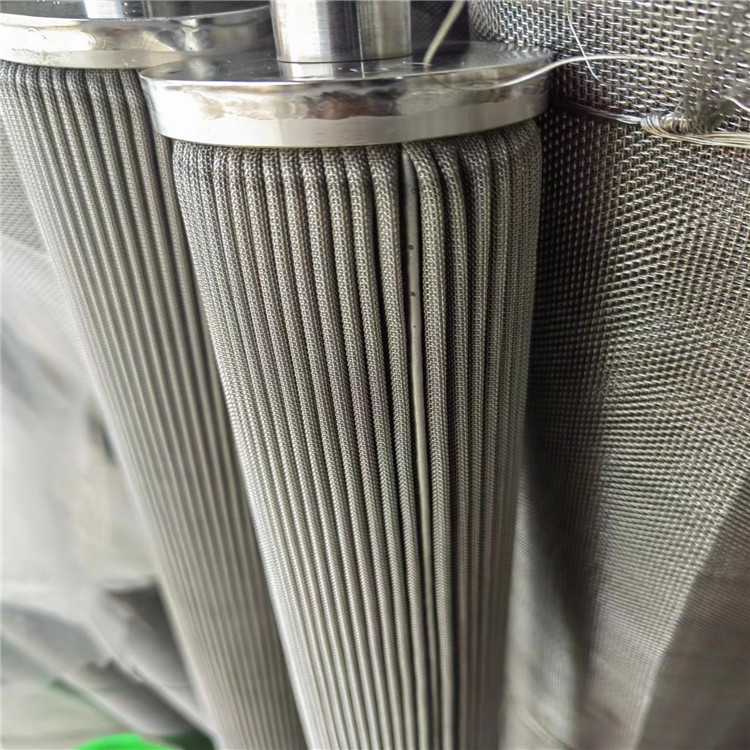 Stainless steel filter barrel, dust removal filter cartridge, hydraulic oil folding filter element, resin filtration, high-pressure high-strength framework support