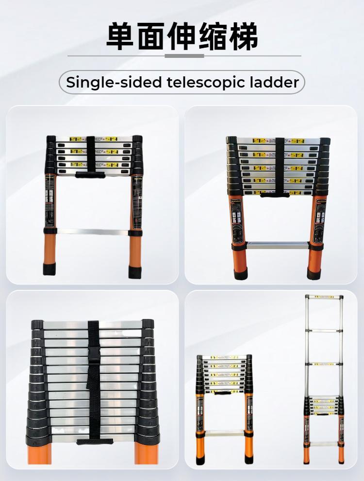 Bamboo ladder made of lightweight epoxy resin, safe and anti slip thickened scaffolding, decoration and leasing