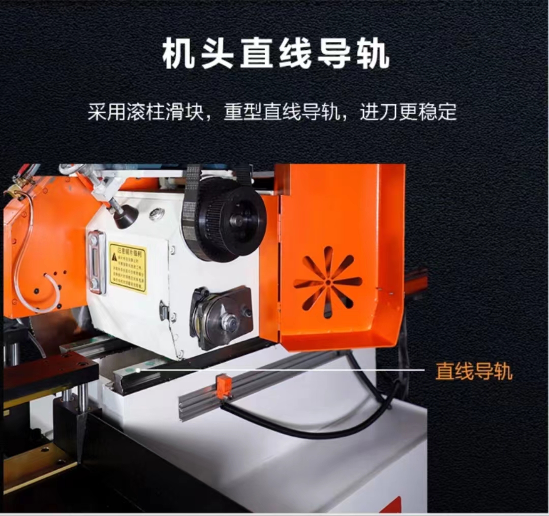 Fully automatic CNC pipe cutting machine, servo feeding, square and round pipe cutting machine, steel and aluminum pipe cutting machine, without burrs and tailings